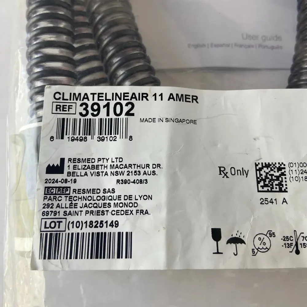 ClimateLineAir Heated Tubing for Air11 Devices 39102 Sleep Apnea Cpap NEW Resmed - Picture 2 of 4